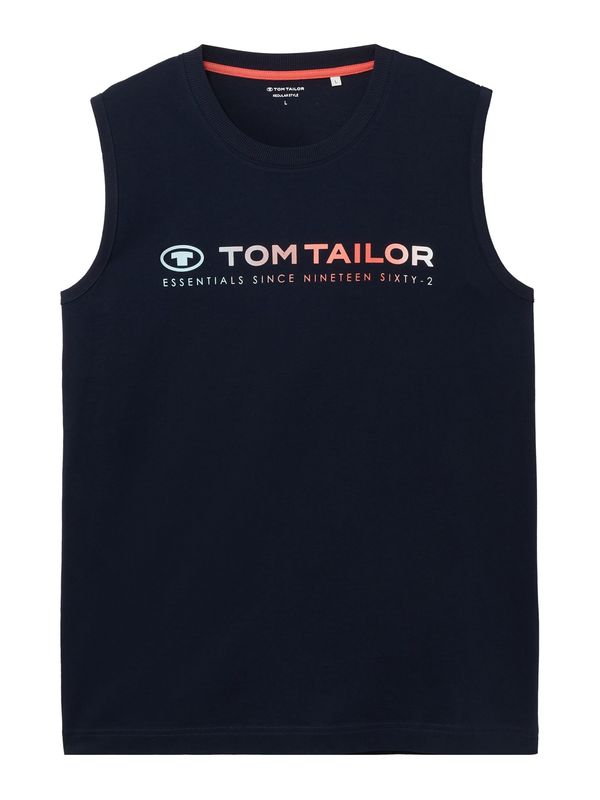 TOM TAILOR TOM TAILOR Majica  mornarska / pastelno modra / svetlo rdeča / bela