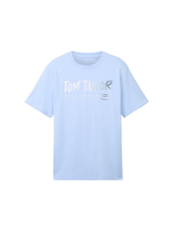 TOM TAILOR TOM TAILOR Majica  mornarska / svetlo modra / bela