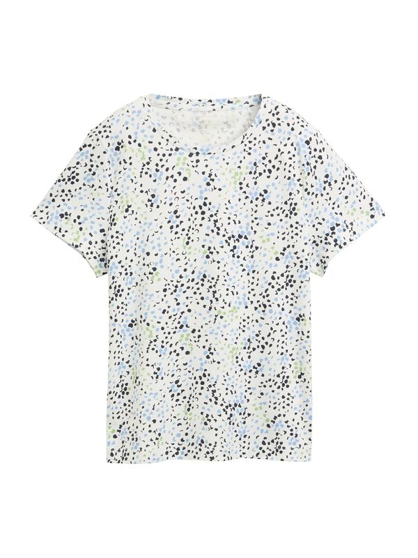 TOM TAILOR TOM TAILOR Majica  mornarska / svetlo modra / svetlo zelena / bela