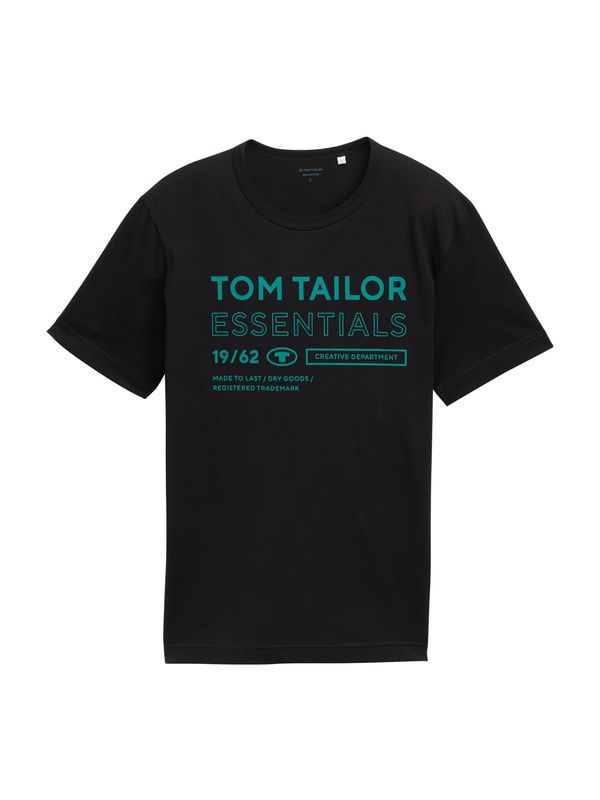 TOM TAILOR TOM TAILOR Majica  neonsko zelena / črna