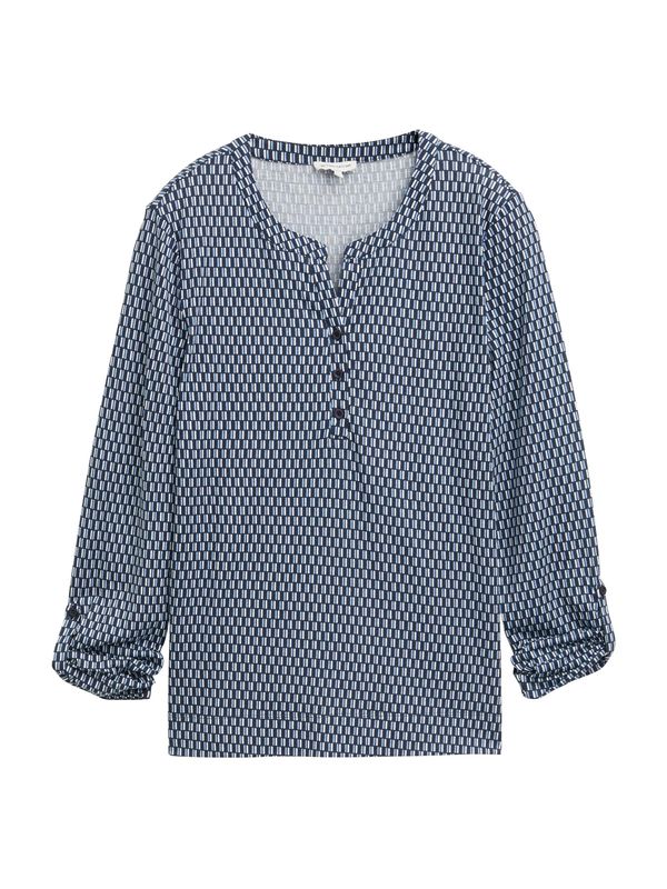 TOM TAILOR TOM TAILOR Majica  nočno modra / svetlo modra / bela