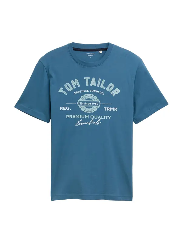 TOM TAILOR TOM TAILOR Majica  opal / meta / bela