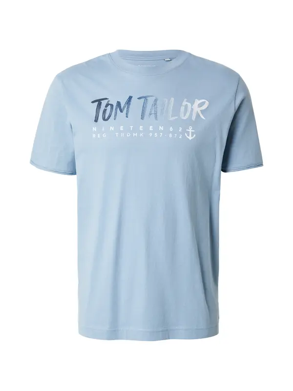 TOM TAILOR TOM TAILOR Majica  pastelno modra / svetlo modra / temno modra / bela
