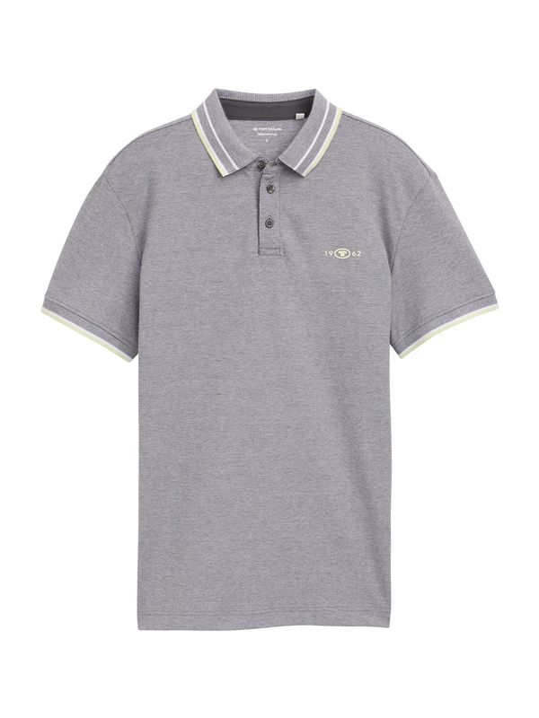 TOM TAILOR TOM TAILOR Majica  pegasto siva / pastelno zelena / bela