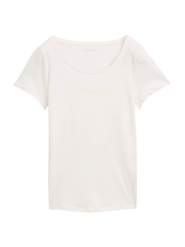 TOM TAILOR TOM TAILOR Majica  pesek / bela