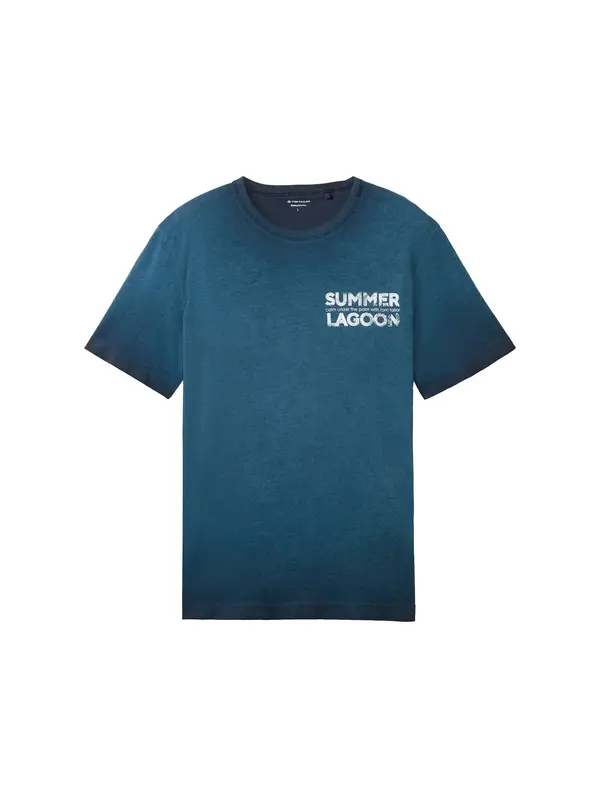 TOM TAILOR TOM TAILOR Majica  petrol / bela