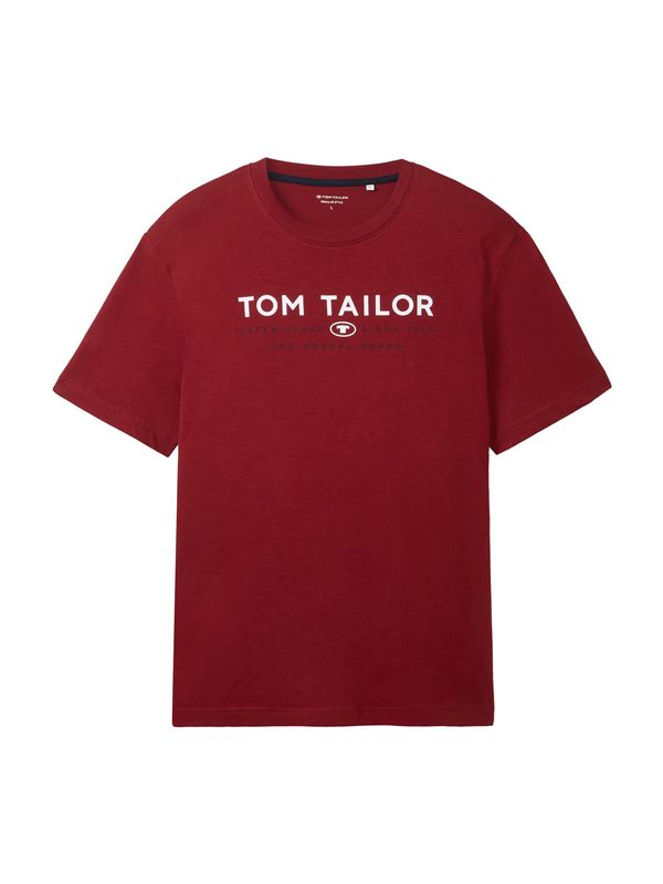 TOM TAILOR TOM TAILOR Majica  rdeča / črna / bela