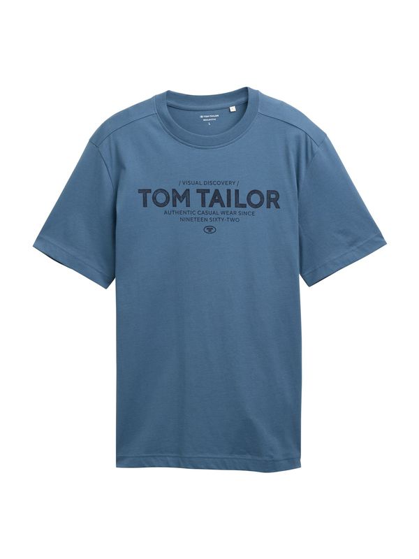 TOM TAILOR TOM TAILOR Majica  safir / črna