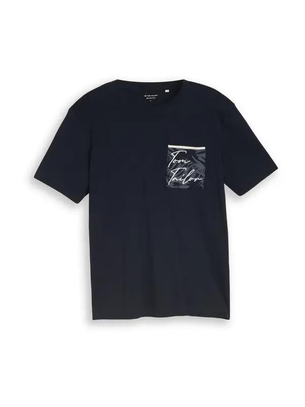 TOM TAILOR TOM TAILOR Majica  safir / temno modra / bela