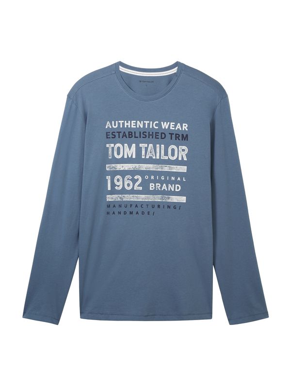 TOM TAILOR TOM TAILOR Majica  safir / temno modra / bela