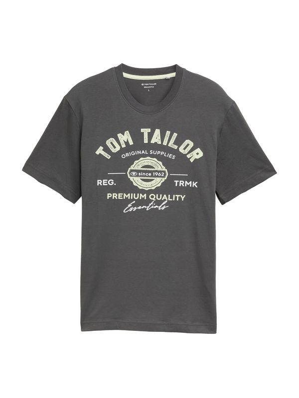 TOM TAILOR TOM TAILOR Majica  siva / bela