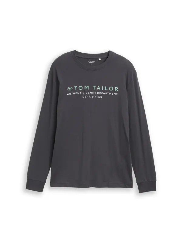 TOM TAILOR TOM TAILOR Majica  siva / zelena / bela