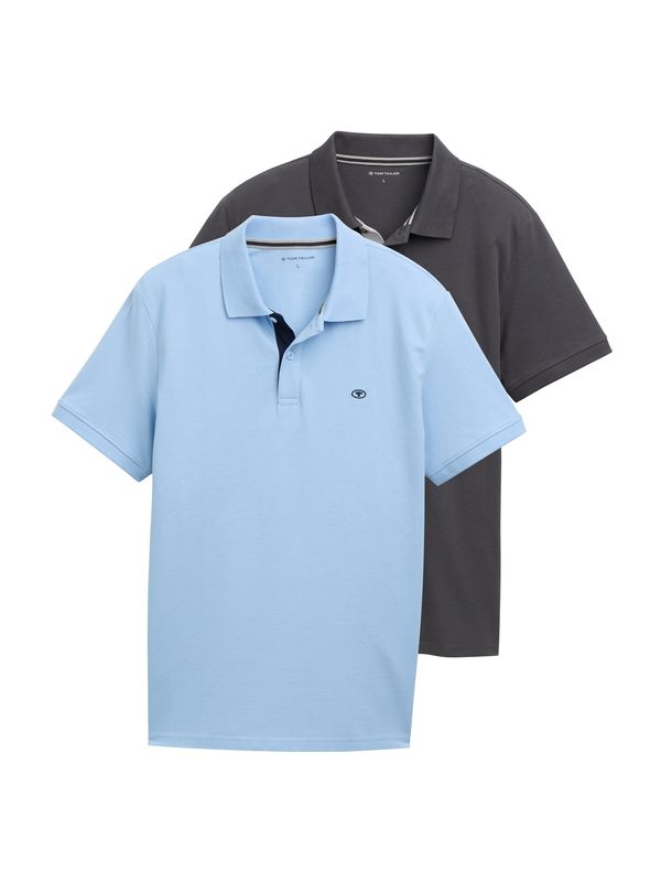 TOM TAILOR TOM TAILOR Majica  svetlo modra / antracit