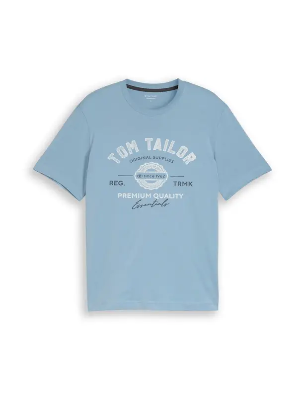 TOM TAILOR TOM TAILOR Majica  svetlo modra / temno modra / bela