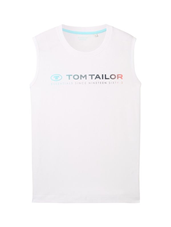 TOM TAILOR TOM TAILOR Majica  svetlo modra / temno modra / oranžna / bela