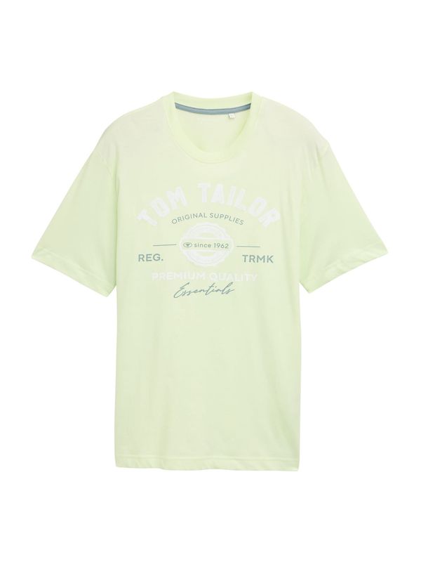 TOM TAILOR TOM TAILOR Majica  svetlo zelena / temno zelena / bela
