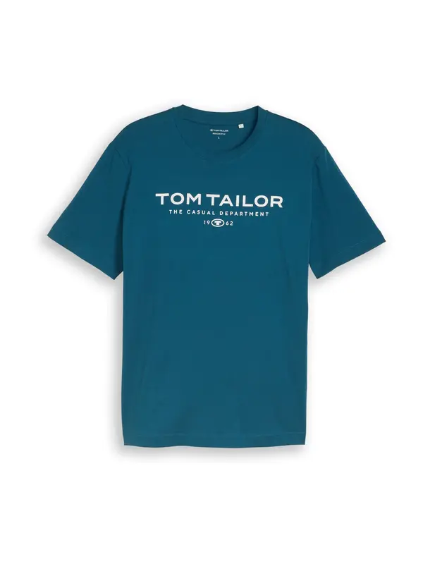 TOM TAILOR TOM TAILOR Majica  temno modra / bela