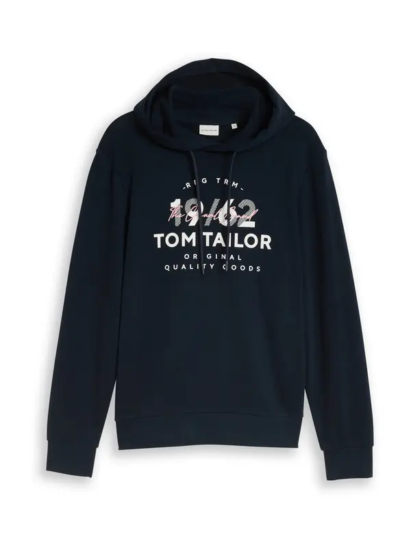 TOM TAILOR TOM TAILOR Majica  temno modra / bela