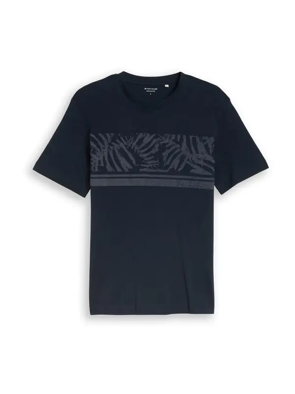 TOM TAILOR TOM TAILOR Majica  temno modra / kamen