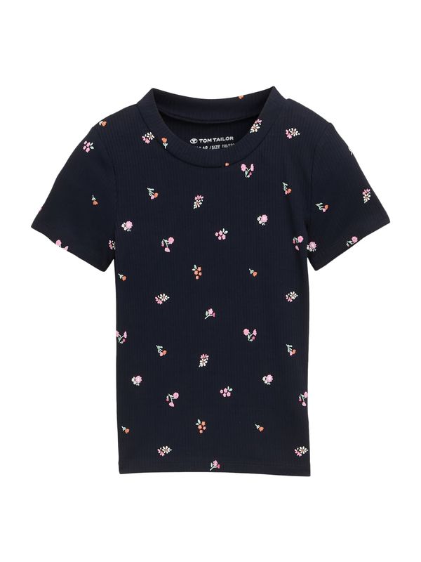 TOM TAILOR TOM TAILOR Majica  temno modra / meta / oranžna / roza