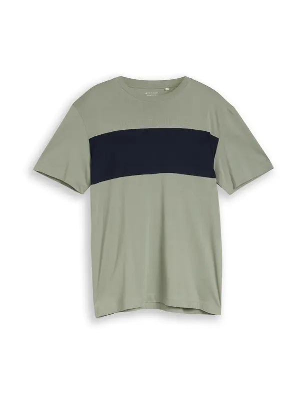 TOM TAILOR TOM TAILOR Majica  temno modra / oliva