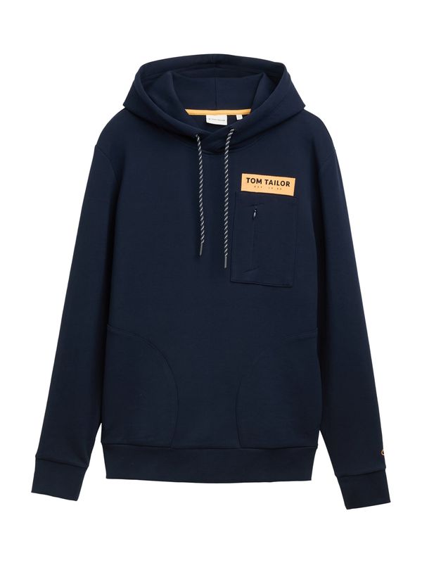 TOM TAILOR TOM TAILOR Majica  temno modra / oranžna