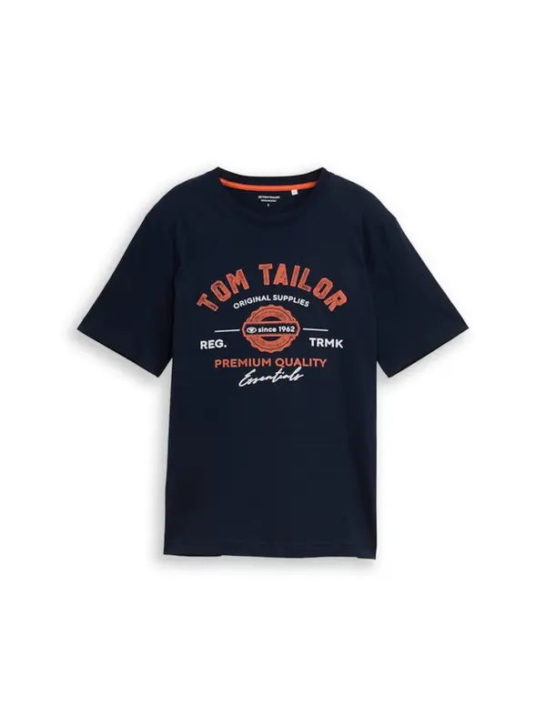 TOM TAILOR TOM TAILOR Majica  temno modra / rdeča / bela