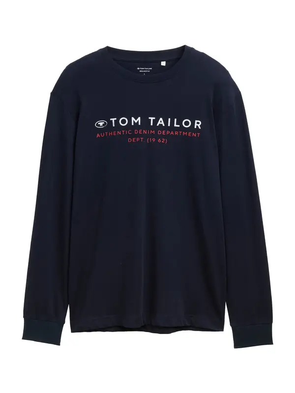 TOM TAILOR TOM TAILOR Majica  temno modra / rdeča / bela