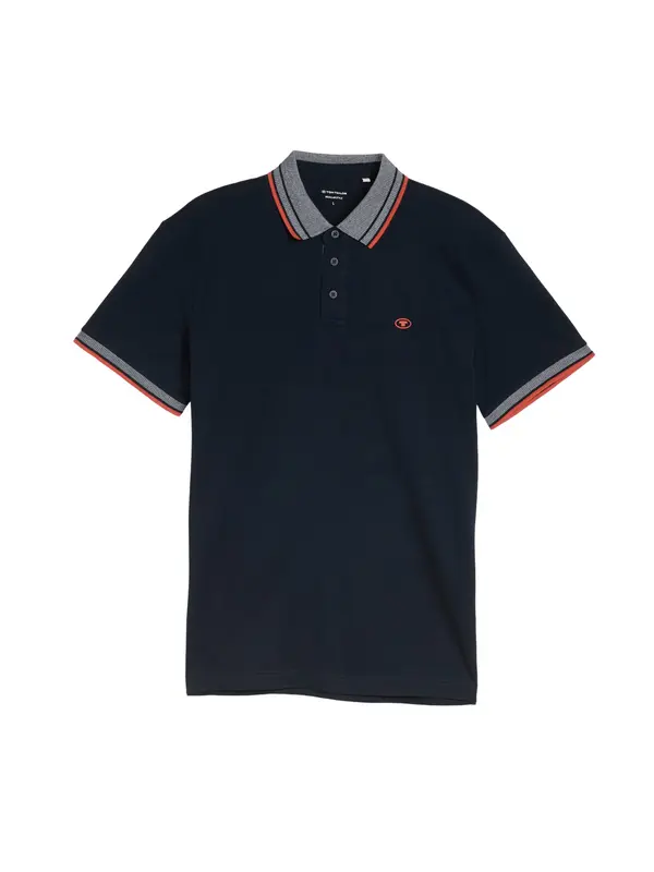 TOM TAILOR TOM TAILOR Majica  temno modra / siva / rdeča
