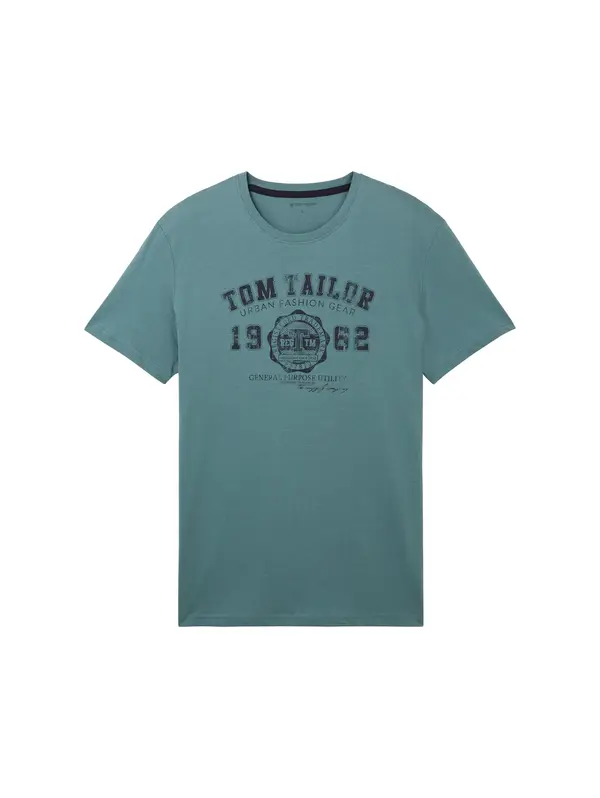 TOM TAILOR TOM TAILOR Majica  temno zelena / črna