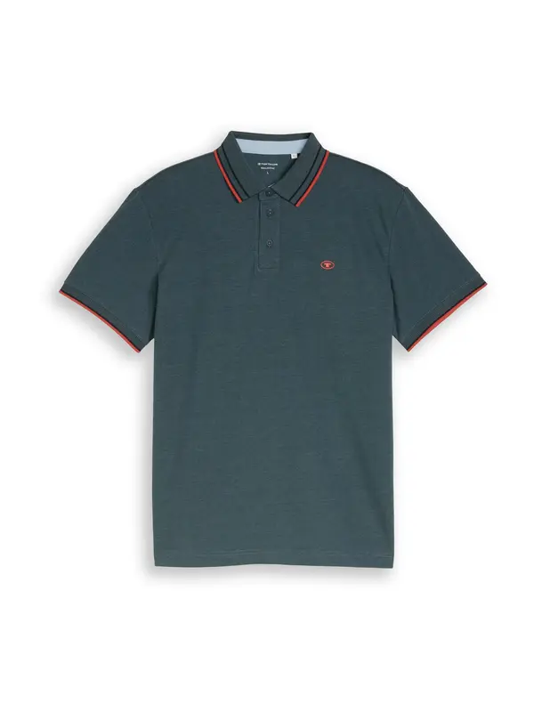 TOM TAILOR TOM TAILOR Majica  temno zelena / rdeča