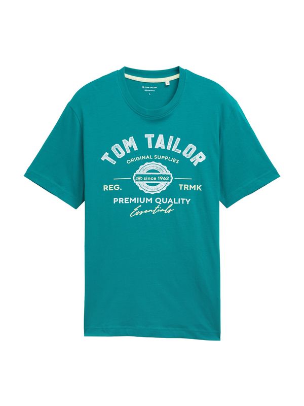 TOM TAILOR TOM TAILOR Majica  turkizna / bela