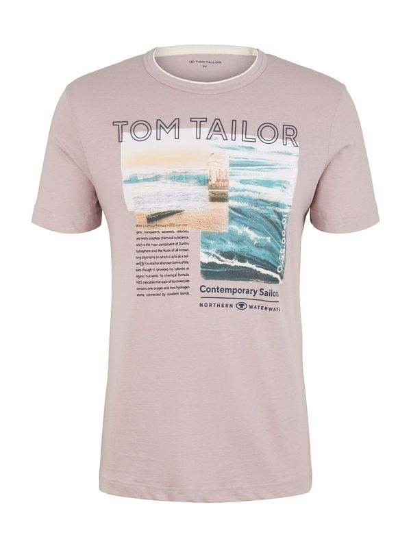 TOM TAILOR TOM TAILOR Majica  turkizna / marelica / rosé / bela