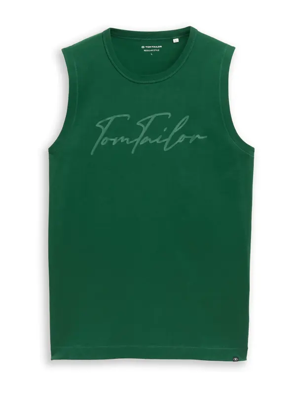 TOM TAILOR TOM TAILOR Majica  zelena / temno zelena