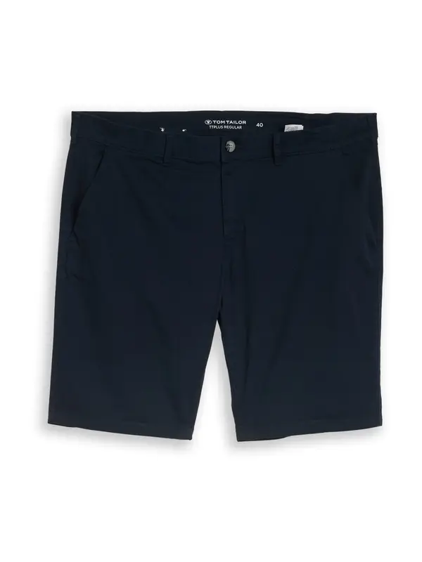 TOM TAILOR Men + TOM TAILOR Men + Chino hlače  temno modra