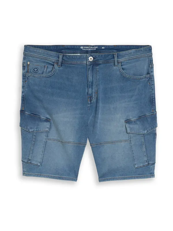 TOM TAILOR Men + TOM TAILOR Men + Kargo kavbojke  moder denim