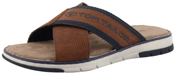 TOM TAILOR TOM TAILOR Nizki natikači  marine / rjava