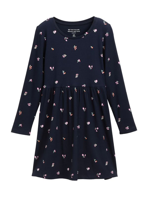 TOM TAILOR TOM TAILOR Obleka  mornarska / pastelno zelena / oranžna / roza