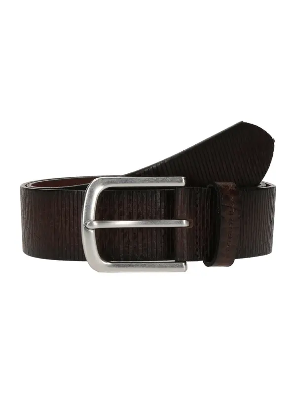 TOM TAILOR TOM TAILOR Pas 'ROY'  temno rjava