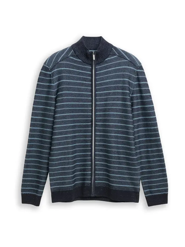 TOM TAILOR TOM TAILOR Pletena jopa  modra / temno modra