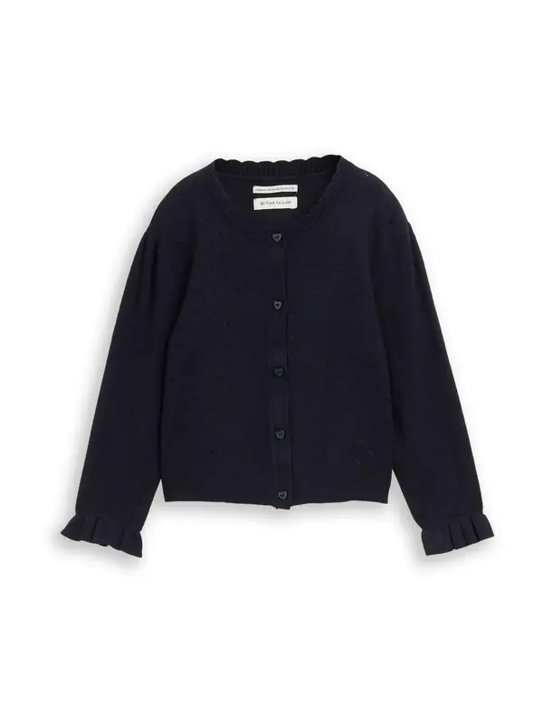 TOM TAILOR TOM TAILOR Pletena jopa  temno modra