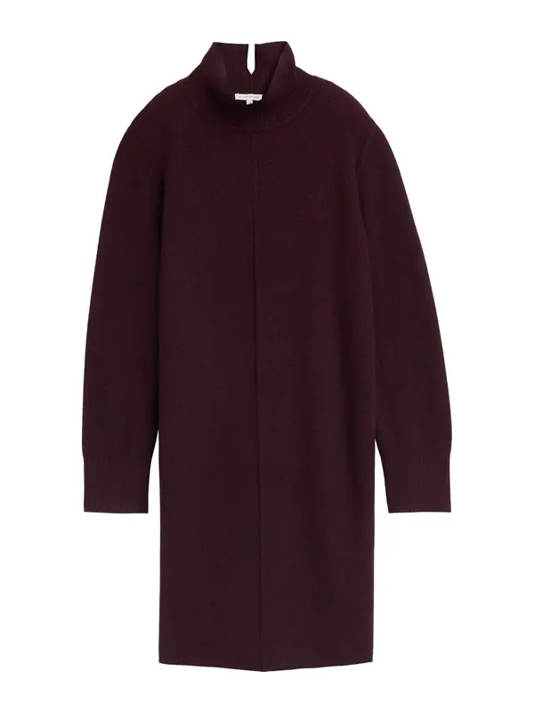 TOM TAILOR TOM TAILOR Pletena obleka  bordo