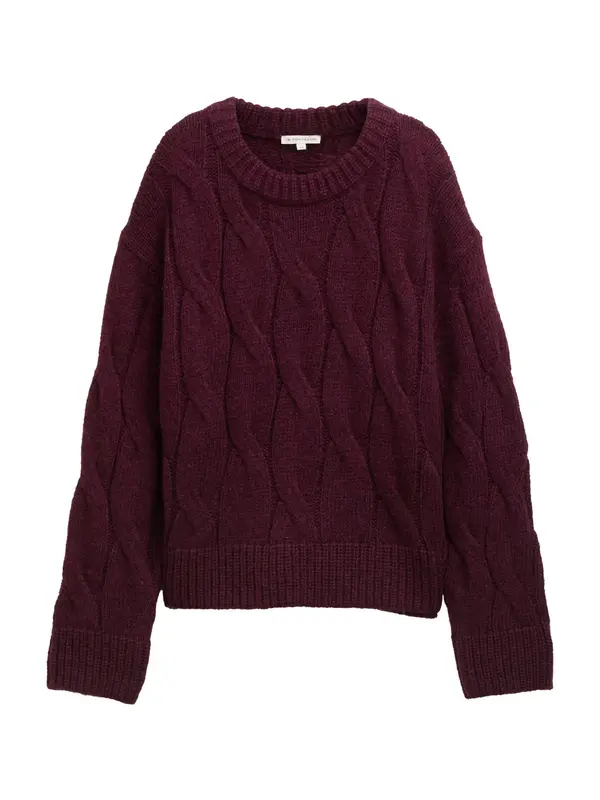 TOM TAILOR TOM TAILOR Pulover  bordo