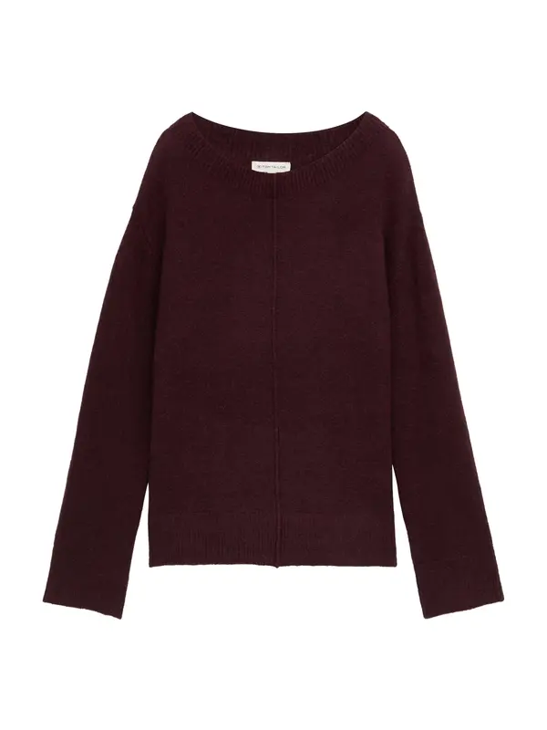 TOM TAILOR TOM TAILOR Pulover  burgund