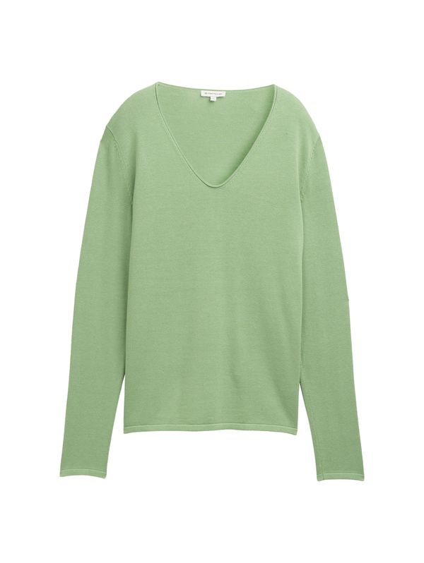TOM TAILOR TOM TAILOR Pulover  svetlo zelena