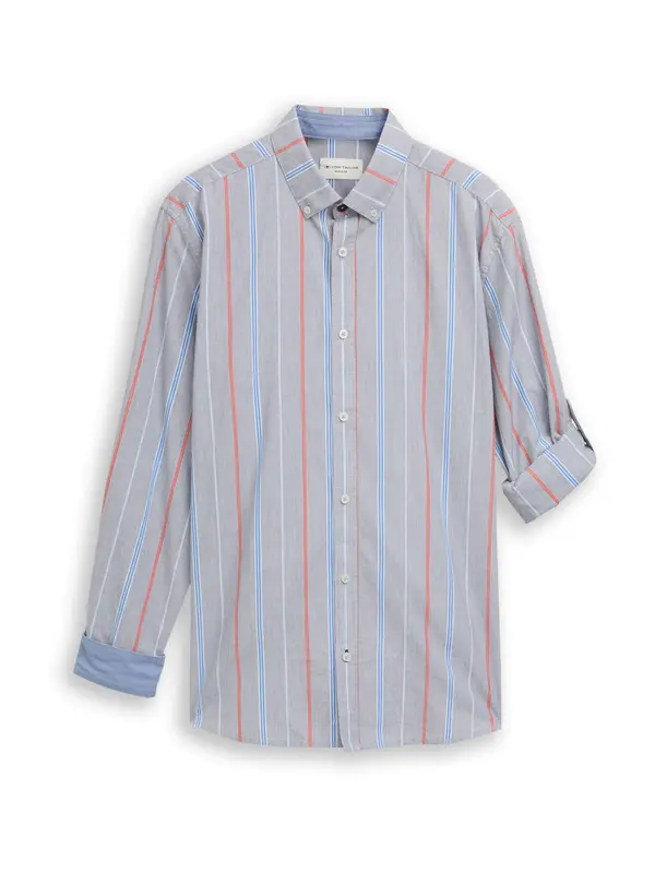 TOM TAILOR TOM TAILOR Srajca  azur / svetlo modra / melona / bela