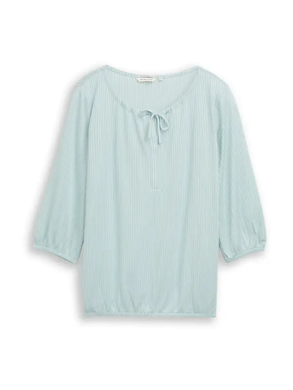 Tom Tailor Women + Tom Tailor Women + Bluza  turkizna / bela