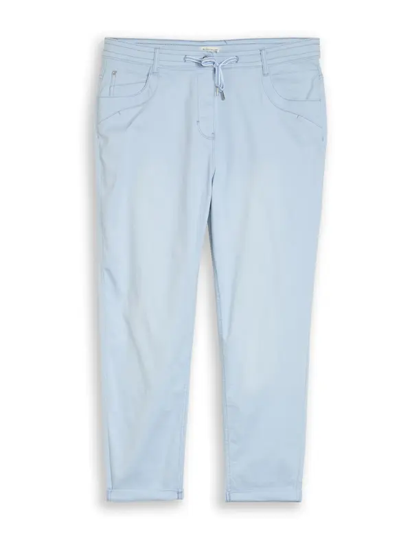 Tom Tailor Women + Tom Tailor Women + Hlače  svetlo modra