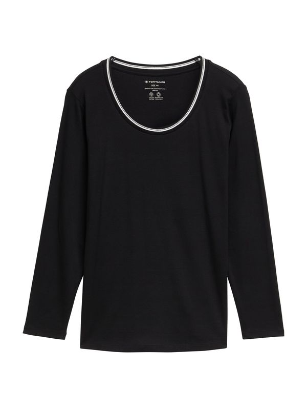 Tom Tailor Women + Tom Tailor Women + Majica  črna