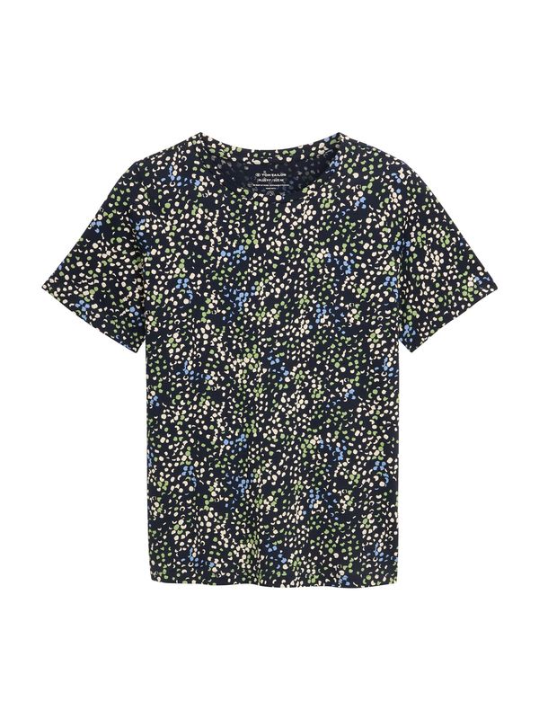 Tom Tailor Women + Tom Tailor Women + Majica  kremna / marine / svetlo modra / pastelno zelena